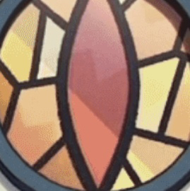 The Owl House's stained glass window.